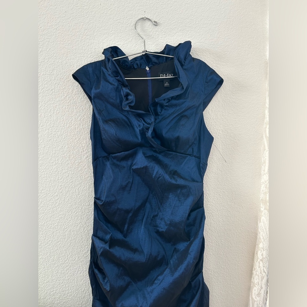 DJ - JAZ Elegant Navy Dress size 16 - Picture 2 of 7